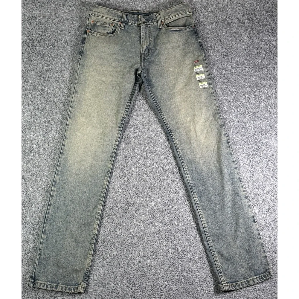 NEW Levis Flex 511 Slim Fit Jeans Stretch Light Wash Denim Men's Size 32x32 NWT